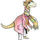 Image for article titled The eleven Doctors, drawn as dinosaurs